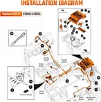 golf cart speed controller wiring harness